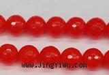CCN1953 15 inches 10mm faceted round candy jade beads wholesale