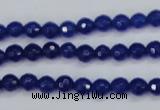 CCN1960 15 inches 4mm faceted round candy jade beads wholesale