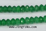 CCN1997 15 inches 5*8mm faceted rondelle candy jade beads wholesale