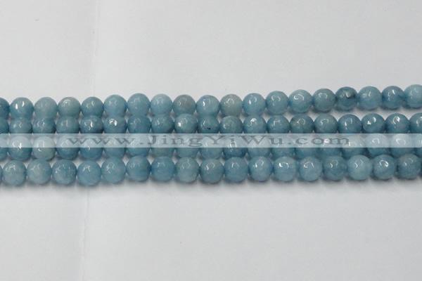 CCN2019 15 inches 12mm faceted round candy jade beads wholesale