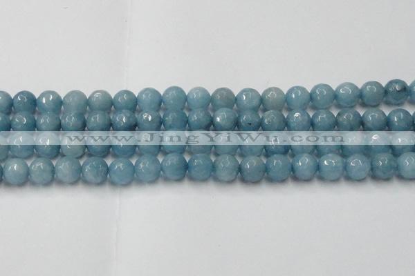 CCN2020 15 inches 14mm faceted round candy jade beads wholesale