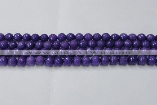 CCN2061 15 inches 12mm faceted round candy jade beads wholesale