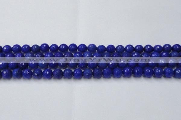 CCN2067 15 inches 10mm faceted round candy jade beads wholesale