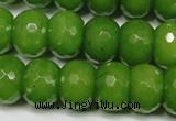 CCN2111 15.5 inches 12*16mm faceted rondelle candy jade beads