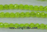 CCN2261 15.5 inches 4mm faceted round candy jade beads wholesale