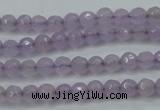 CCN2286 15.5 inches 4mm faceted round candy jade beads wholesale
