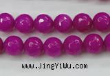 CCN2296 15.5 inches 10mm faceted round candy jade beads wholesale