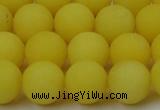 CCN2428 15.5 inches 6mm round matte candy jade beads wholesale