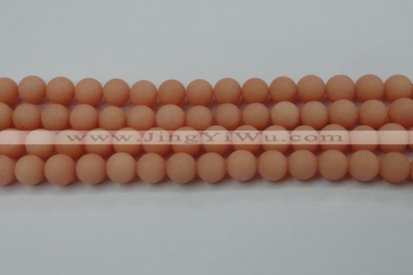 CCN2466 15.5 inches 10mm round matte candy jade beads wholesale