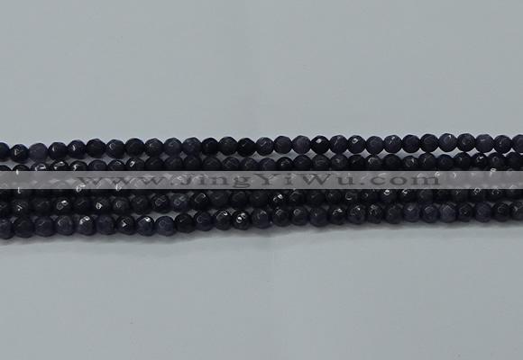 CCN2566 15 inches 6mm faceted round candy jade beads wholesale