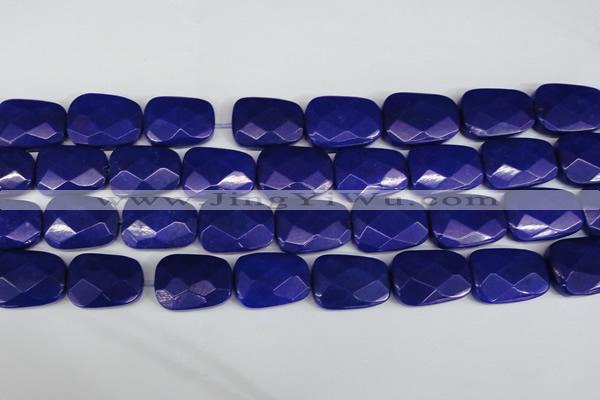 CCN2635 15.5 inches 18*25mm faceted trapezoid candy jade beads