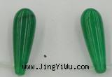 CCN2739 Top-drilled 10*30mm teardrop candy jade beads wholesale