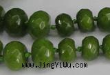 CCN2758 15.5 inches 5*8mm - 12*16mm faceted rondelle candy jade beads
