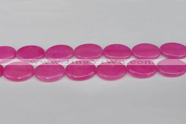 CCN3987 15.5 inches 30*40mm oval candy jade beads wholesale