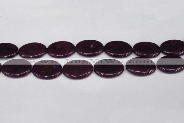 CCN3992 15.5 inches 30*40mm oval candy jade beads wholesale