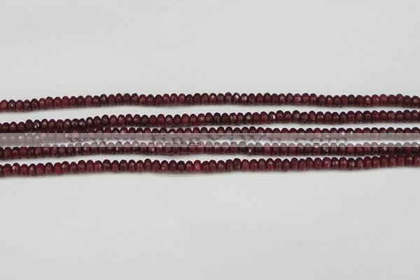 CCN4104 15.5 inches 2*4mm faceted rondelle candy jade beads