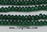 CCN4110 15.5 inches 2*4mm faceted rondelle candy jade beads