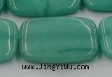CCN4207 15.5 inches 30*40mm rectangle candy jade beads wholesale