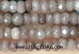 CCN5107 15 inches 3*4mm faceted rondelle candy jade beads
