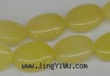 CCN535 15.5 inches 15*20mm oval candy jade beads wholesale