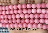 CCN5534 15 inches 8mm round candy jade beads Wholesale