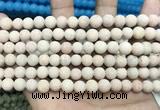 CCN5600 15 inches 8mm round matte candy jade beads Wholesale