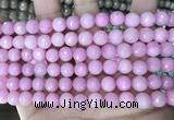 CCN5720 15 inches 8mm faceted round candy jade beads