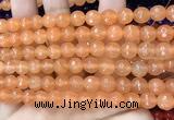 CCN6308 15.5 inches 8mm faceted round candy jade beads Wholesale