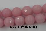 CCN786 15.5 inches 8mm faceted round candy jade beads wholesale