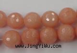CCN860 15.5 inches 16mm faceted round candy jade beads