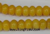 CCN91 15.5 inches 8*12mm rondelle candy jade beads wholesale