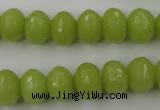 CCN912 15.5 inches 9*12mm faceted rondelle candy jade beads