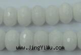 CCN915 15.5 inches 10*14mm faceted rondelle candy jade beads