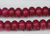 CCN93 15.5 inches 8*12mm rondelle candy jade beads wholesale