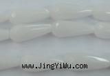 CCN973 15.5 inches 9*22mm faceted teardrop candy jade beads