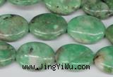 CCO118 15.5 inches 13*18mm oval dyed natural chrysotine beads