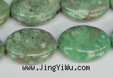 CCO120 15.5 inches 18*25mm oval dyed natural chrysotine beads