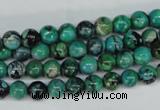 CCO141 15.5 inches 6mm round dyed natural chrysotine beads