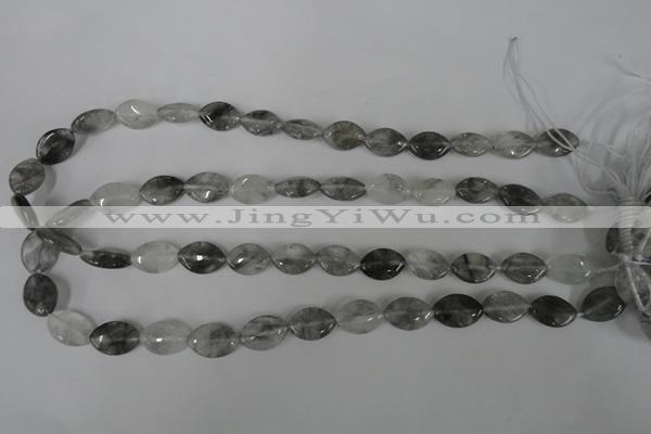 CCQ400 15.5 inches 10*15mm marquise cloudy quartz beads wholesale