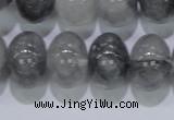 CCQ72 15.5 inches 13*18mm rondelle cloudy quartz beads wholesale
