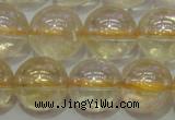 CCR303 15.5 inches 10mm round AB-color natural citrine beads
