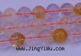 CCR361 15.5 inches 6mm round citrine beads wholesale