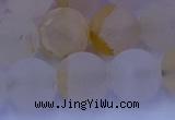 CCR374 15.5 inches 12mm round matte citrine beads wholesale