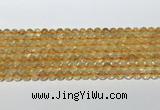 CCR378 15.5 inches 6mm round citrine gemstone beads wholesale