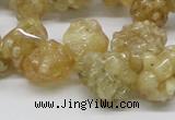 CCR86 15.5 inches 14mm chip citrine gemstone beads wholesale