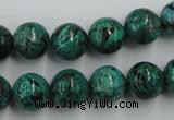 CCS205 15.5 inches 12mm round natural Chinese chrysocolla beads