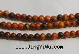 CCS550 15.5 inches 4mm round dyed chrysocolla gemstone beads