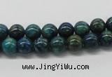 CCS71 15.5 inches 12mm round dyed chrysocolla gemstone beads