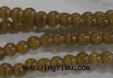 CCT1109 15 inches 2mm round tiny cats eye beads wholesale