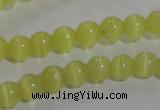 CCT1206 15 inches 4mm round cats eye beads wholesale
